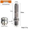Electric Drill Chuck Adapter for Pneumatic Hammer: Square, Round, Hex Handles