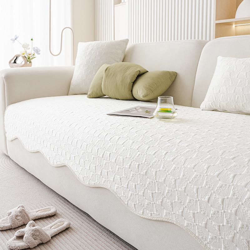 Modern Simplicity  Summer New Special-Shaped Cool Bean Sofa Cushion Advanced Sense Non-Slip And Breathable One-Piece Cover