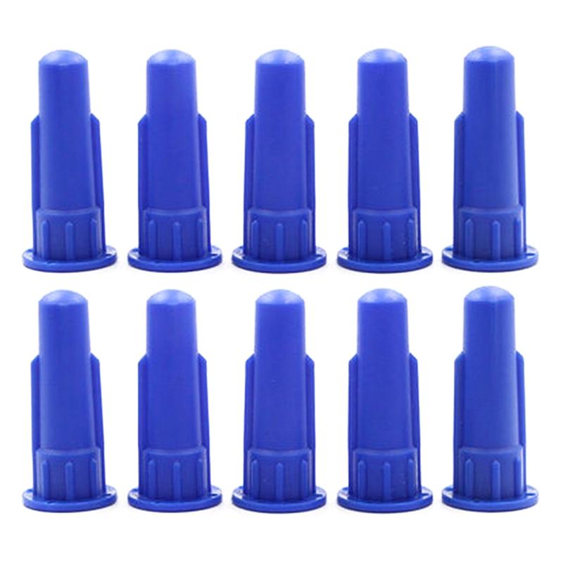 10 Pcs/Set Cone Nozzle Practical Caulking Nozzle Silicon Sealant Dispenser for Cartridge Caulking Spare Part