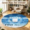 Round Rug Custom NameMalmö FF Pattern Non Slip Carpet Home Floor Decor