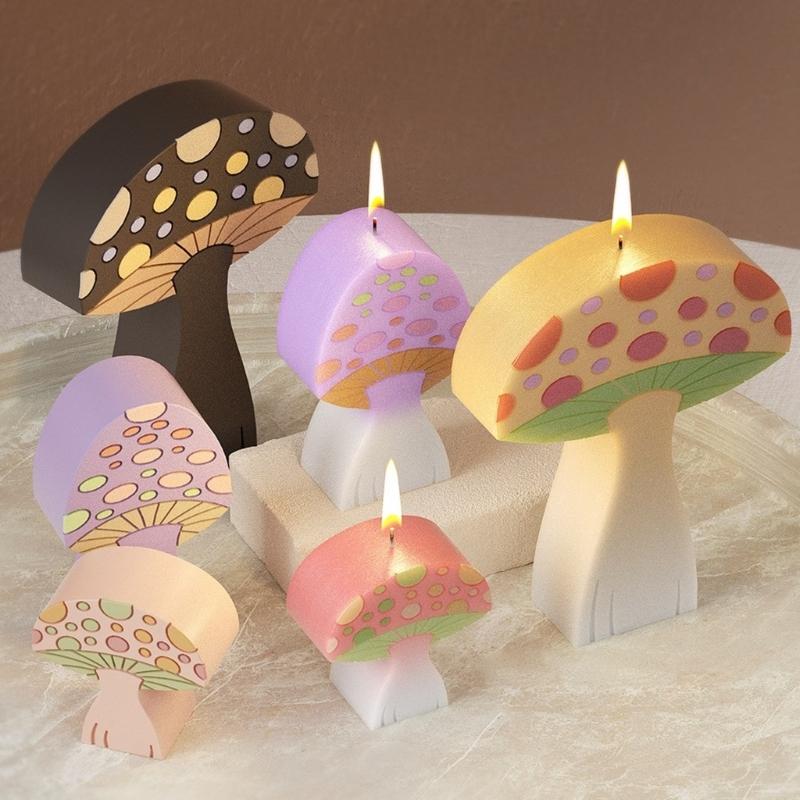 Multifunctional Mushroom Shaped Silicone Mold DIY Mushroom Silicone Mold for Home Decors and Crafts Ornaments Sculpture