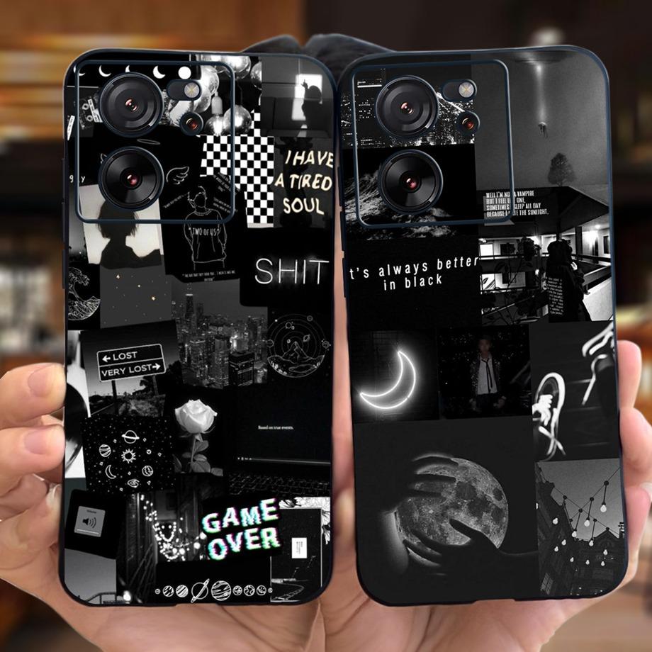 For Xiaomi Redmi 13C Case Xiaomi Mi 13T Pro Back Cover Soft Matte Liquid Silicone Flower Cartoon Printing Capa For Mi13T Pro Bag