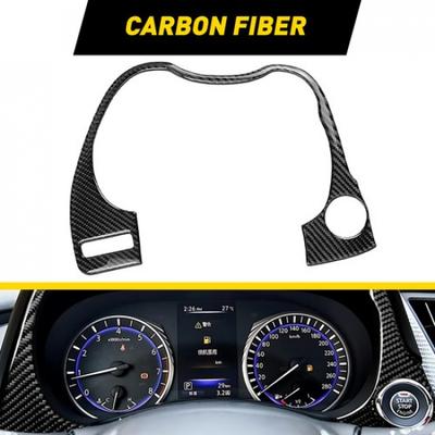 Real Carbon Fiber Interior Dashboard Cover Trims Fit 2014-20 Infiniti Q50 Q60 EV