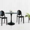 Modern Black Round Table For Living Room, Dining Room, Kitchen