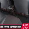 Para Toyota Corolla Cross XG10 2022 2023 2024 Capa de proteção para banco traseiro de carro, apoio de braço, almofada para crianças, chutes de bebê