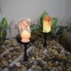 Solar Outdoor Waterproof Courtyard Ground Lamp Resin Angel Statue Garden Lawn Landscape Decorative Lights
