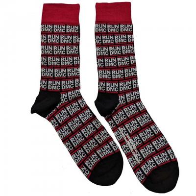 Run DMC Calcetines unisex para adultos con logotipo repetido