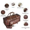Vintage Leather Weekender Bag | Classic Duffle for Him or Her | Handmade Travel Luggage