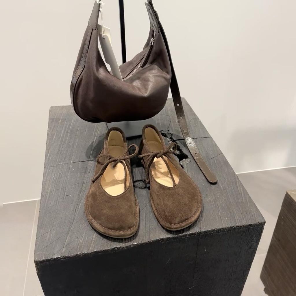 Fashion Spring Autumn Women's Flat Shoes 2025 New Comfortable Round-toe Mary Jane Shoes Female Ballet Lace-up Loafers For Women