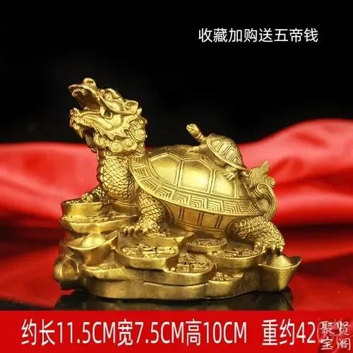 1 PC Brass Zhao Gongming ornaments living room Household Sacrifice office shop Desktop decoration Housewarming gift feng shui