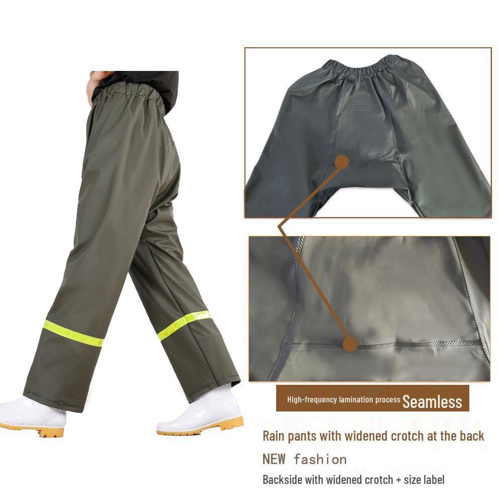 Stormproof Waterproof Rain Pants for Hiking, Cycling, or Fishing - Durable, Thick, Breathable, and Wear-Resistant.