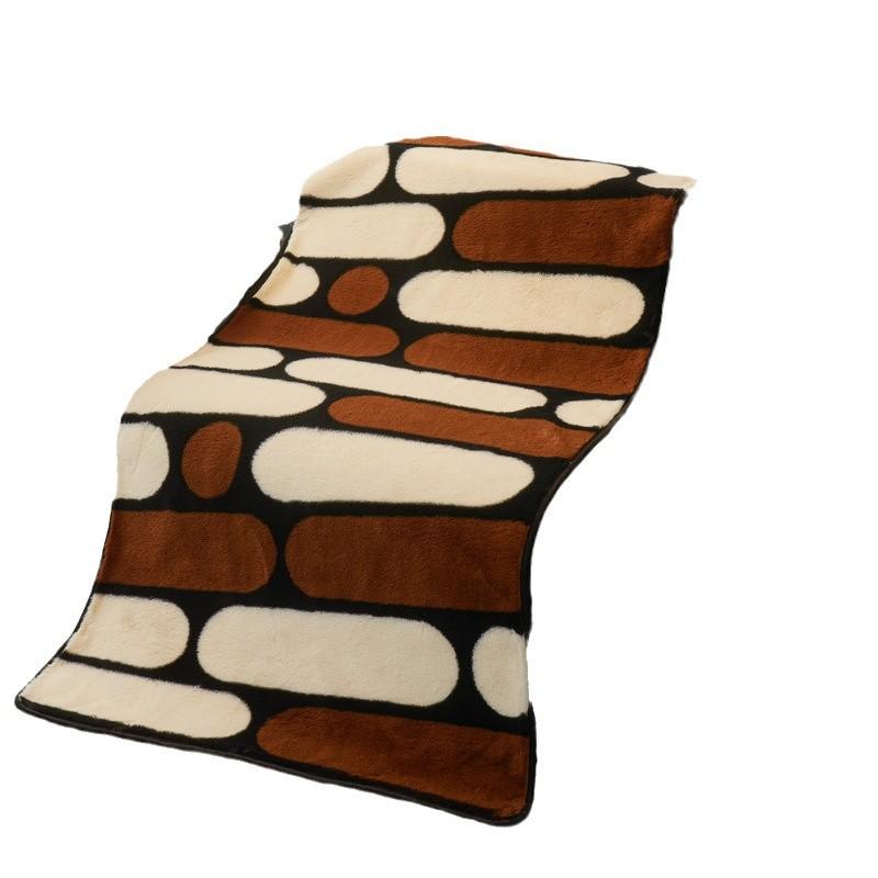 Plush Straight Row Sofa Cushion Autumn And Winter New One-Piece Leather Sofa Seat Cushion Fixed Non-Slip Cartoon Sofa Cover