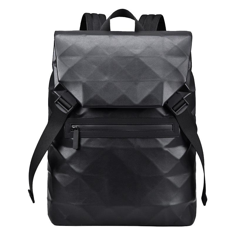 New diamond backpack men's trendy business commute large capacity fashion travel computer backpack trendy student schoolbag