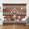 Curtains Animal Fur Cow Texture Curtains Bedroom Living Room Blackout Curtain Perforated
