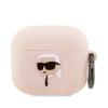 Etui Do AirPods 3 Karl Lagerfeld Karl Head 3D Różowe