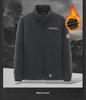 Men's Cold-Resistant Polar Fleece Stand Collar Jacket - Large Size