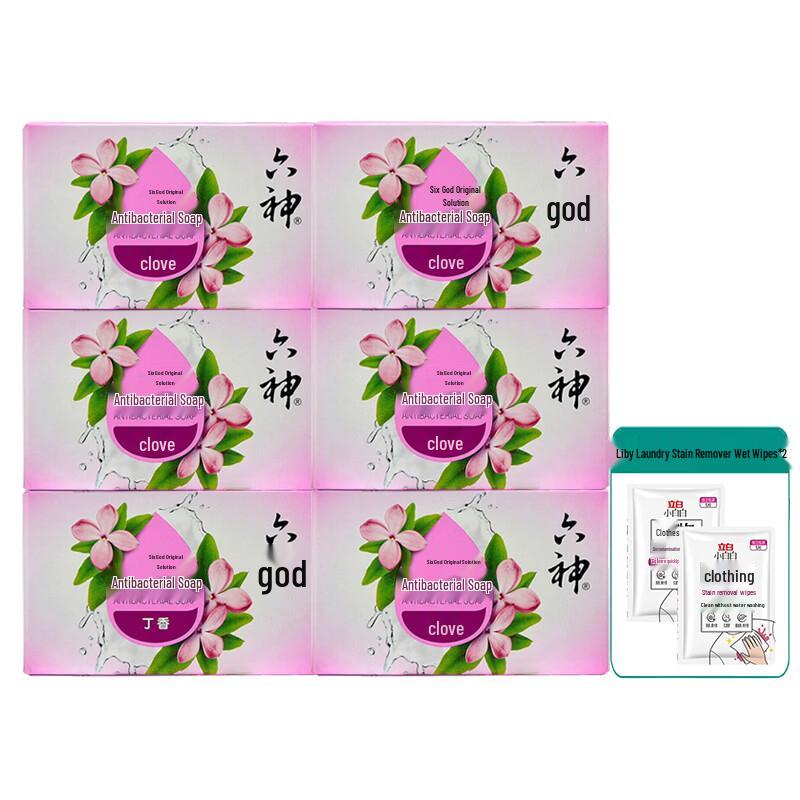 

Liushen Clove Antibacterial Soap & Wipes Family Pack