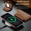 MAGKING K3 Series For iPhone 16 Plus Case Compatible with MagSafe Wallet PC+TPU+PU Phone Cover