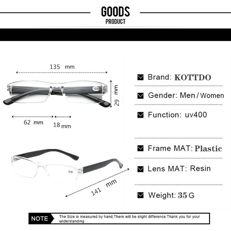 One Ultra Light Woman Reading Glasses Hd Fashion Elderly Man Reading Glasses +1.0 +1.5 +2.0 +2.5 +3.0 +3.5 +4.0