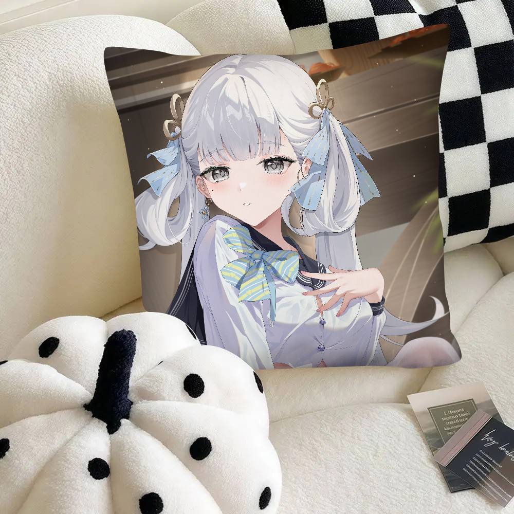 Hot Game Wuthering Waves Jinhsi Pillow Case Fashion Square Pillowcase Bedroom Sofa Room Ins Decoration Leisure