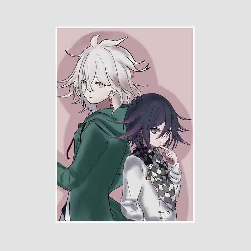 

Ретро Білий папір Мультфільм Фігурка Плакати Естетична класична гра Danganronpa Плакат Настінний декор Домашня кімната Бар Кафе Прикраса Художній живопис 30x21cm