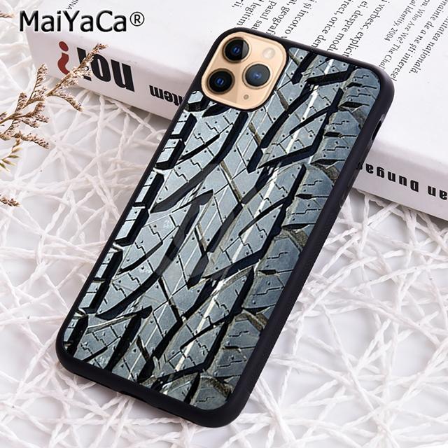 MaiYaCa Cool Tire Tread wheel Style Track Phone Case For iPhone 17 Air 16 pro max 15 14 plus 12 13 Cover coque