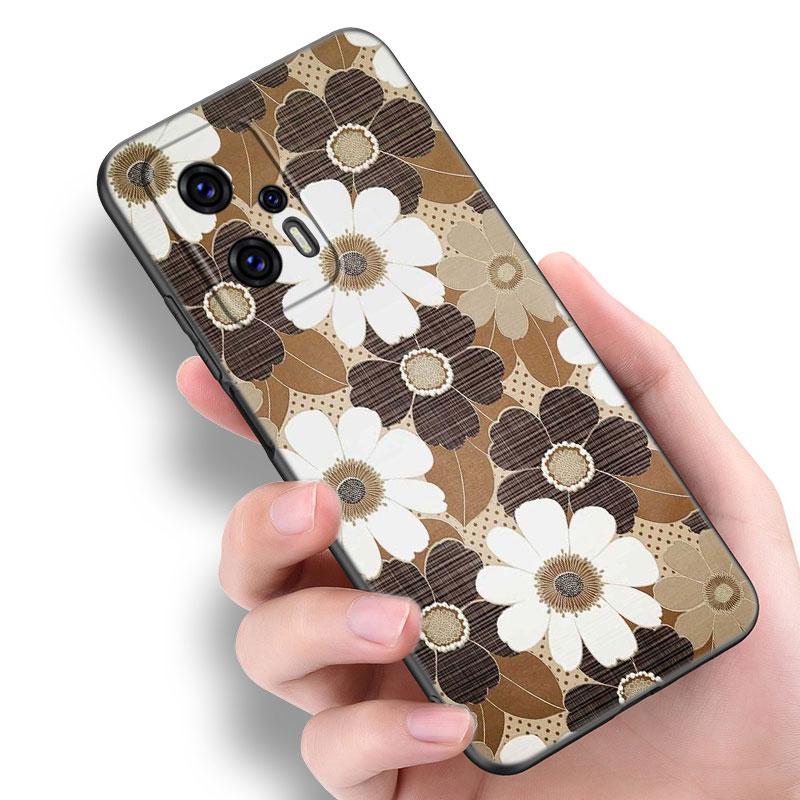 Ästhetische Afrikanische Wachsstoff Handyhülle Für Xiaomi POCO F2 F3 M2 M3 M4 X3 X4 Pro NFC F4 GT 5G F1 X2 C3 C31 C40 M5S Schwarze Hülle