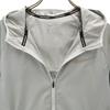 NIKE Border Pattern running Windbreaker S gray Jacket Men's Used