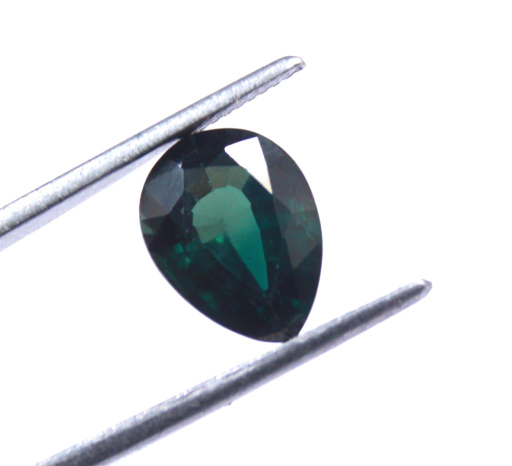 5.80 Carat Awesome Green Alexandrite Pear Shape Certified Russia Gemstone SN511