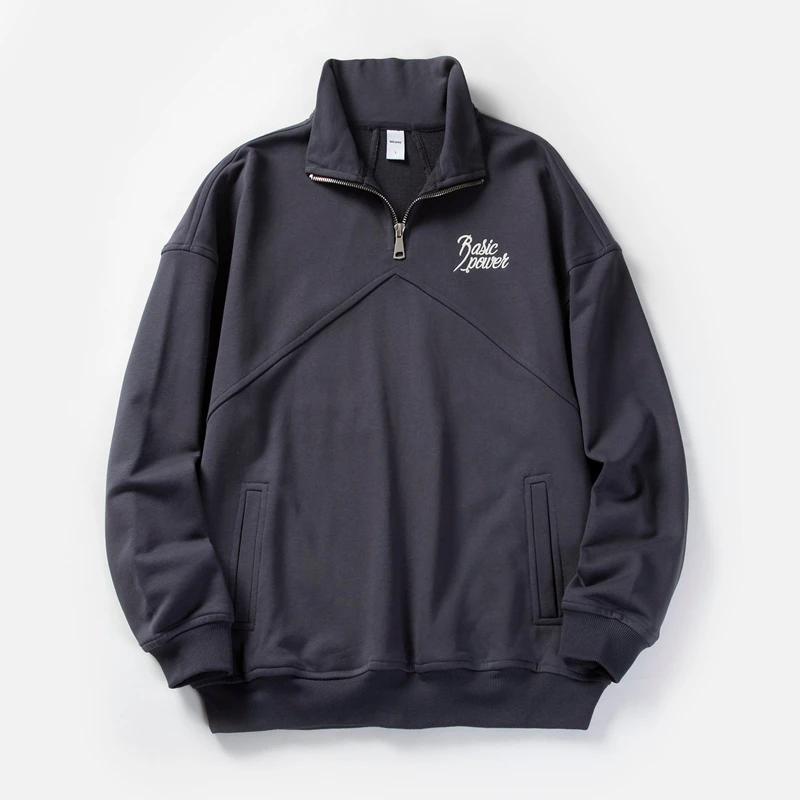 Autumn Fashion Mens Streetwear Solid Casual Sweatshirt Class Style Male Trend Long Sleeve Hoodies Men Streetwear