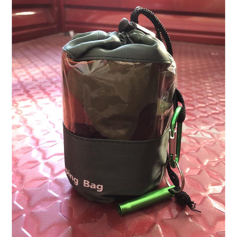 

OEING Emergency Survival Tent Sleeping Bag with Whistle & Carabiner 200x120cm