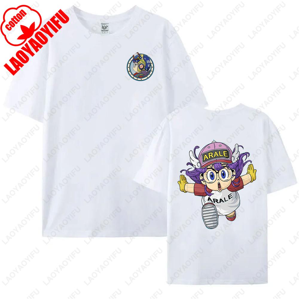 Cartoon Anime Little Girl Arale Graphic Tshirt Japanese Manga Printing Unisex Streetwear Kawaii Retro Trend Cool T Shirts Gifts