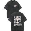 Christian Jesus Shirts for Men Faith Religious Graphic Tees Vintage Oversized Acid Wash Tshirts God Shirt Streetwear