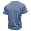 Magliette estive casual da uomo con scollo a giro, vestibilità attillata, a maniche corte, basiche, solide, da allenamento, traspiranti, sportive, traspiranti, per uomo
