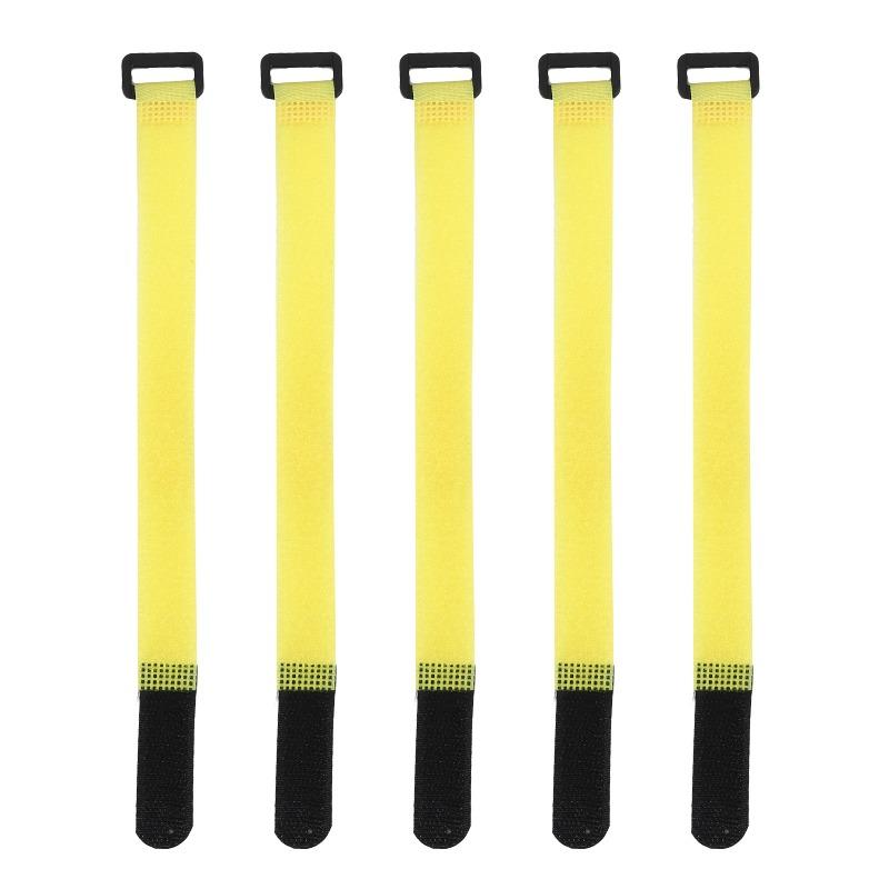 10Pcs/Set Reusable Fishing Rod Tie Holder Strap Suspenders Fastener Hook Loop Cable Cord Tie Belt Fishing Tackle Box Accessories