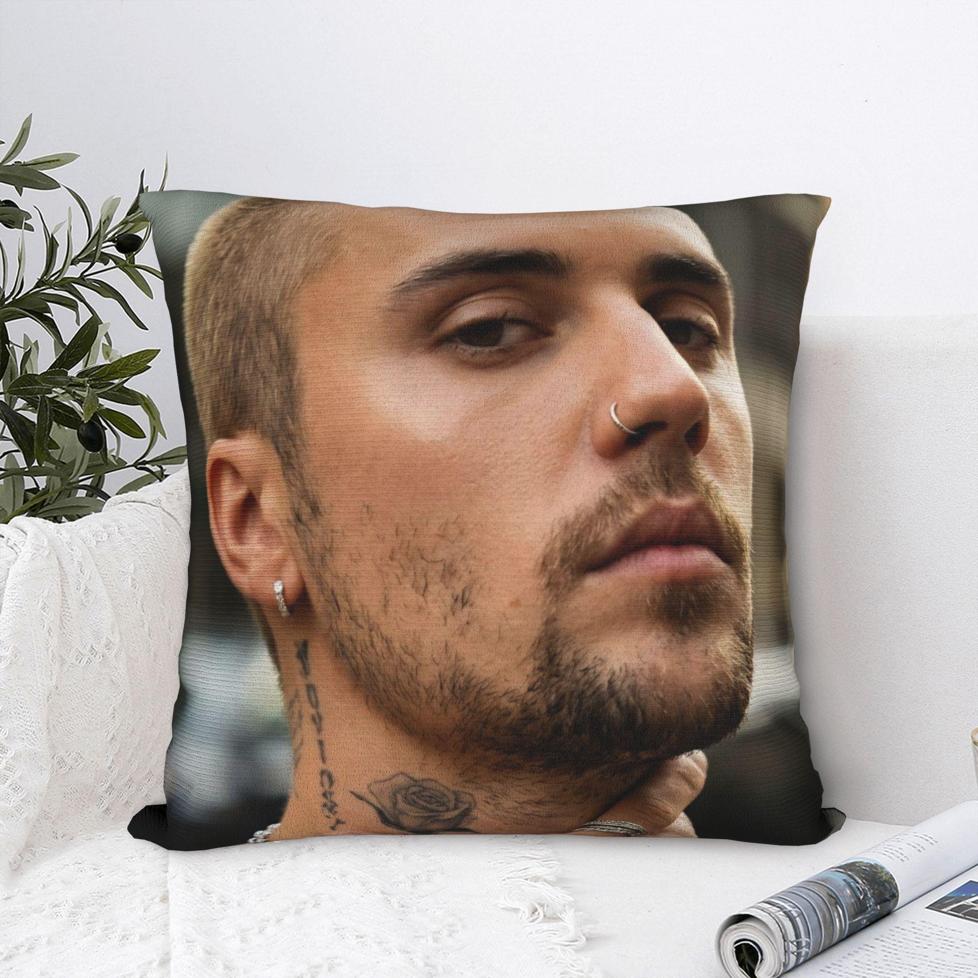 Tinika Chen Unisex Bieber Tour Pillowcases Cute Funny Pillow Case For Sofa Car Home Decor Soft Pillow Cover