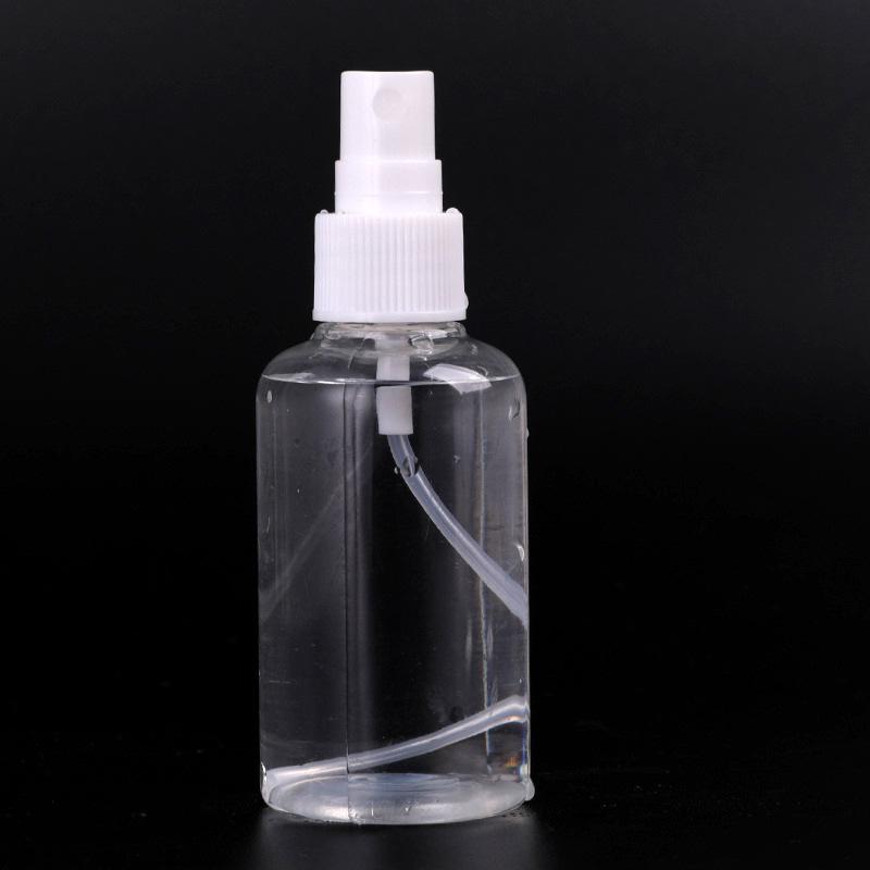 Transparent PET Spray Bottle for Makeup & Perfume, Refillable, Available In 30ml, 50ml, 100ml