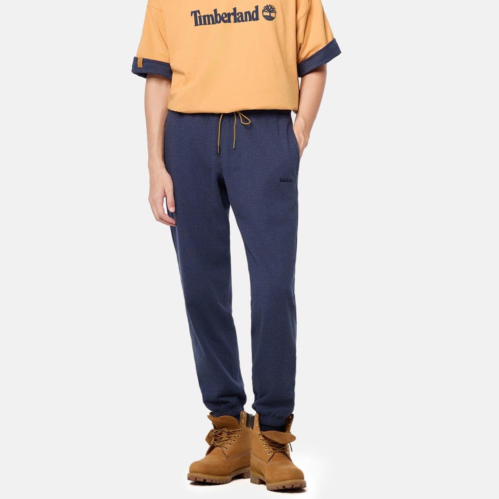 Timberland TOKYO DESIGN COLLECTIVE Sweatpants, Unisex, PATRIOT BLUE HEATHER, Size S (TB0A2KC4A2W1)