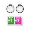 PULUZ Tempered Glass Lens Protector for DJI OSMO 360 Panoramic Action Camera