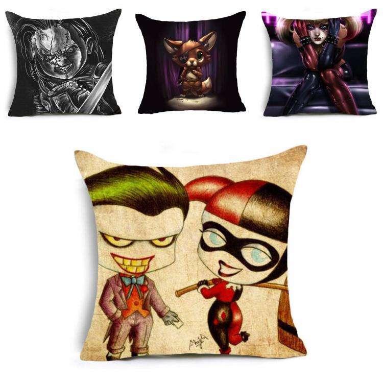 Chucky Good Guy Doll Horror Movie Cushion Cover With Durable Polyester Material