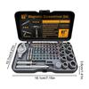 Magnetic Ratchet Screwdriver Set 66-in-1 Precise T-Handle Tool Kit Ratcheting Screwdriver Kit For Home Garage Workshop