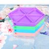 6 Grid Palette Diamond Painting Tray Kits Hexagon Large Capacity Drill Plate Diamond Painting Pen Art Beading Cross Stitch Tools