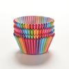 Neu Regenbogen farbe 100 stücke cupcake liner backen cupcake papier muffin fällen Kuchen box Cup tray