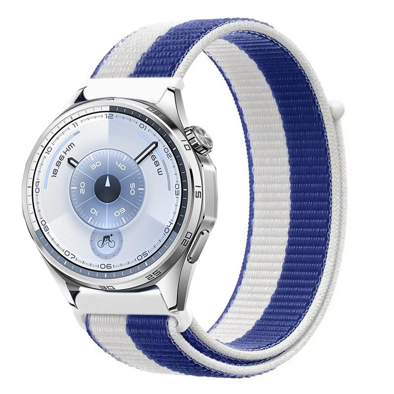 22mm 20mm Nylonarmband für Huawei Watch 5 4 GT6 GT6 Pro GT5-4-3 46mm Armband im Flaggen-Stil Amazfit Bip 6 Active 2 Balance 2 Correa