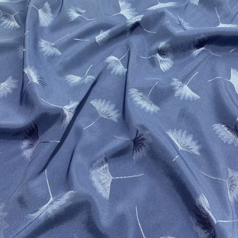 Stretch Imitation Acetic Acid Jacquard Fabric Flower Printed By Meter for Wedding Dress Clothes Skirt Cheongsam Sewing Cloth Red