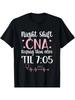 Cotton Unisex Night Shift CNA Graphic T-Shirt | Casual Crew Neck Tee with Unisex T-Shirt