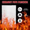 Muffler Mat, Motorcycle Fiberglass Exhaust Muffler Mat, Silencer Packing For 2-Stroke 4-Stroke ATV Dirt Bike For Exhaust Pipe Wrap Mufflers,