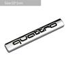 2026 Car Styling Logo Metal Sticker Body Trunk Decal For Audi Quattro A3 A4 A6 A5 Q5 A1 Q7 Q3 TT S1 RS3 RS4 S3 S4 RS5 RS6 RS7 S5 S6