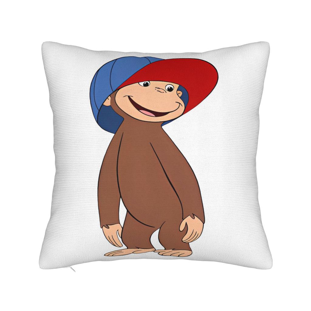 Pillow Case Cartoon Monkey C-Curiouss Georges Soft Pillow Cover For Sofa Car Home Decor Fashion Pillowcases