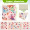 5 Pièces Carré Gant de Vaisselle Suédois Haute Absorption d'Eau Nettoyage Gant de Vaisselle Réutilisable Lingettes de Cuisine pour Vaisselle Baignoire Miroir